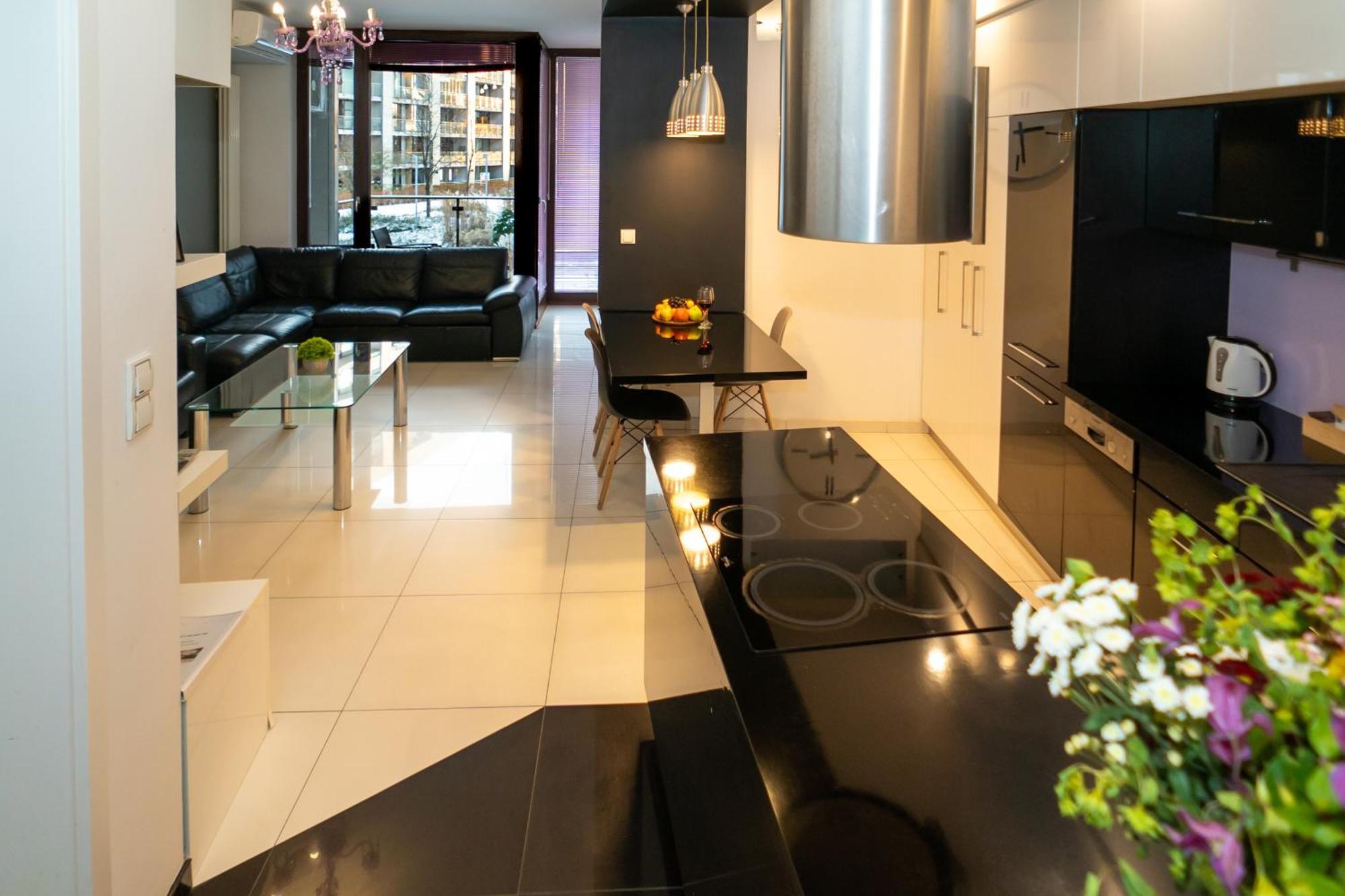 Triton Apartments วอร์ซอ ห้อง รูปภาพ